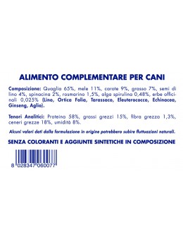 SNACK QUAGLIA (10 Pezzi x 80g)