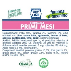 Cibo umido in per gattini in svezzamento con faraona, tacchino ed erbe officinali (confezione da 24 pezzi)