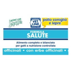 Cibo umido per gatti ad alimentazione controllata con coniglio, lepre ed erbe officinali (confezione da 24 pezzi)