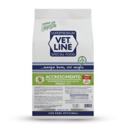 Crocchette per cuccioli con pesce ed erbe officinali da 12,5Kg