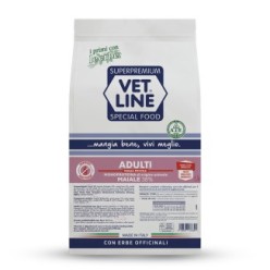 Crocchette per cani di piccola taglia con carne di maiale ed erbe officinali da 3Kg
