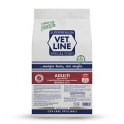 Crocchette per cani adulti di taglia piccola con carne di bufalo ed erbe officinali da 12,5Kg