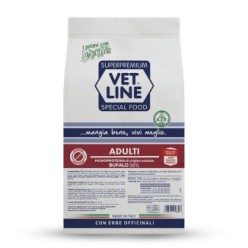 Crocchette per cani adulti con carne di bufalo ed erbe officinali da 12,5Kg