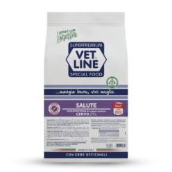 Crocchette per cani adulti con intolleranze alimentari con cervo ed erbe officinali da 12,5Kg