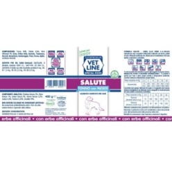 Carne in scatola per cani adulti con intolleranze alimentari con tonno ed erbe officinali (confezione da 24 pezzi)