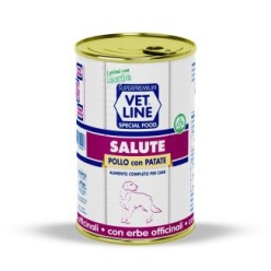 Carne in scatola per cani adulti con intolleranze alimentari con pollo ed erbe officinali (confezione da 24 pezzi)