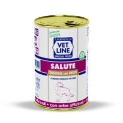 Carne in scatola per cani adulti con intolleranze alimentari con cinghiale ed erbe officinali (confezione da 24 pezzi)
