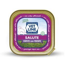 Carne in scatola per cani adulti con intolleranze alimentari con cervo ed erbe officinali (confezione da 22 pezzi)