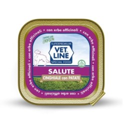 Carne in scatola per cani adulti con intolleranze alimentari con cinghiale ed erbe officinali (confezione da 22 pezzi)