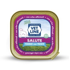 Carne in scatola per cani adulti con intolleranze alimentari con tonno ed erbe officinali (confezione da 22 pezzi)