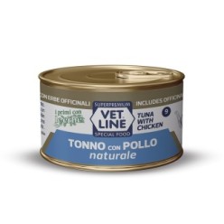 Alimento per gatti con Tonno Con Pollo Naturale  (24 Pezzi X 70Gr)