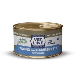 Alimento per gatti con Tonno Con Gamberetti Naturale  (18 Pezzi X 150Gr)