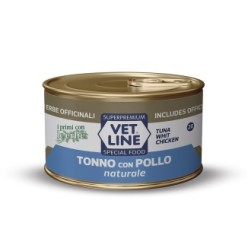 Alimento per gatti con Tonno Con Pollo  Naturale  (18 Pezzi X 150Gr)