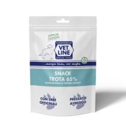Snack trota con erbe officinali per cani grain free