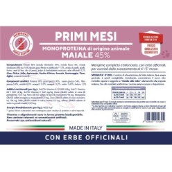 Crocchette per cuccioli con carne di maiale ed erbe officinali da 12,5Kg