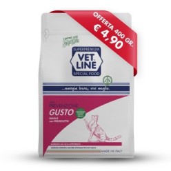 Crocchette per gatti adulti Linea Prevenzione Gusto Maiale con prosciutto (400g)