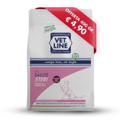 Crocchette per gatti adulti con Maiale e Prosciutto - Salute Steri (400g)