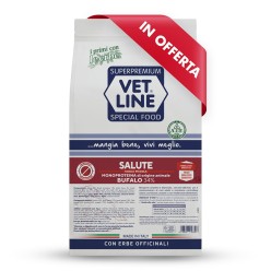 Crocchette per cani adulti di taglia piccola con intolleranze alimentari con carne di bufalo ed erbe officinali da 1Kg